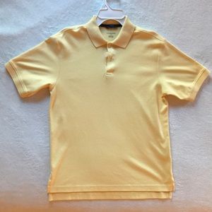 Yellow lands end boys polo